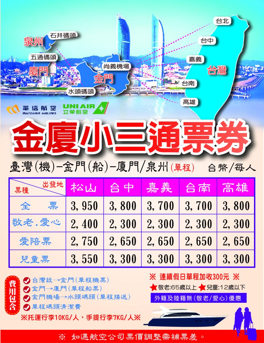 金門-廈門 (小三通套票)行程特色圖片1
